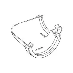 Elegance 90° Gutter Angle - Black -Plumbing Supply Store polypipe 90 angle black min 19830 L 1