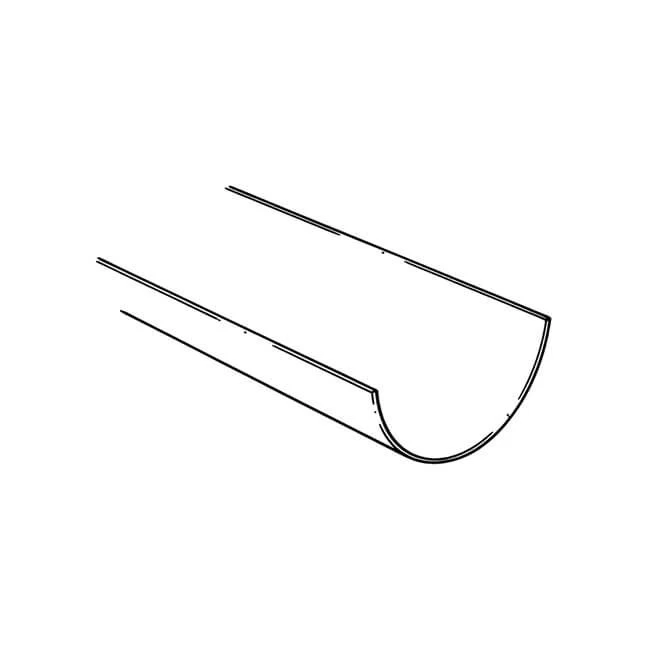 Elegance Gutter - 2m Black 4 Elegance Gutter - 2m Black - Image 2