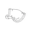 Half Round Gutter 135° Angle Bracket - 112 Mm - Black -Plumbing Supply Store polypipe half round gutter 135 angle half round corner bracket 112 mm black min 12281 L 1