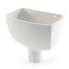Half Round Gutter Standard Hopper Head - White -Plumbing Supply Store polypipe half round gutter standard hopper head white min 12339 P 1