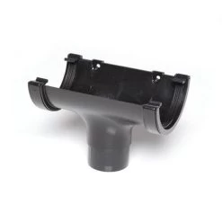 Elegance Gutter Running Outlet - Black