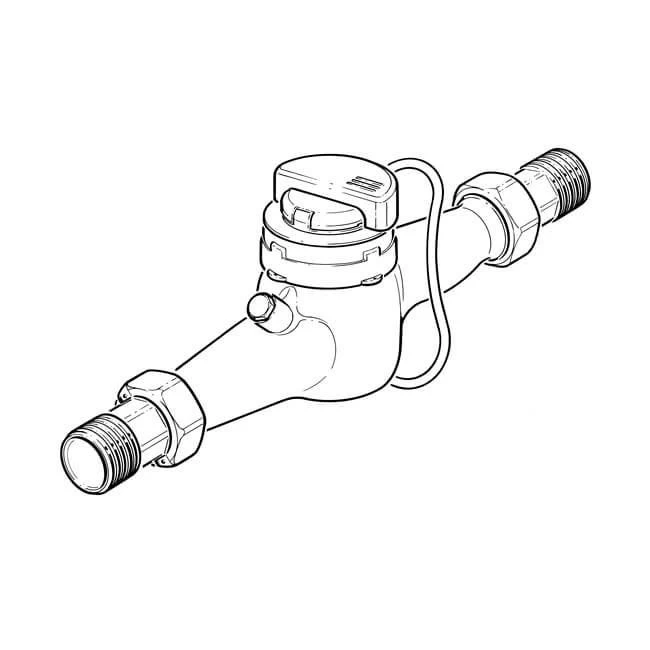Pulsed Hot Water Meter - 1.1/4" 4 Pulsed Hot Water Meter - 1.1/4" - Image 2