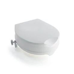 Raised Toilet Seat - 100mm (4") Seat With Lid -Plumbing Supply Store raised toilet seat 50 mm 2in seat with lid 3 min 23079 P 2
