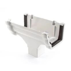 Running Outlet - 65 Mm - Square High Capacity - White