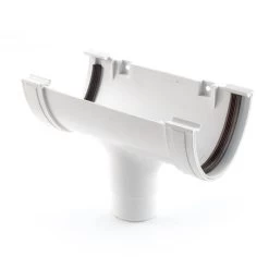 Running Outlet - 68 Mm Round High Capacity - White