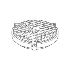 Sealed Access Cover For Bottle Gullys - 240mm Dia.