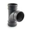 Soil & Vent Equal Triple Socket Branch 110mm Grey -Plumbing Supply Store single branch equal triple socket grey min 21934 P 1