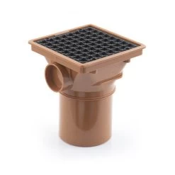 Square Hopper - 110mm Spigot, 150mm Grid