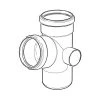 Soil Pipe Drainage Branch Tee - 110mm X 112.1/2° Grey 1 Soil Pipe Drainage Branch Tee - 110mm X 112.1/2° Grey -Plumbing Supply Store soil pipe drainage 1121 2 branch tee 110mm grey 12981 2 min 12981 L 1