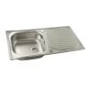 Stainless Steel Large Single Bowl And Drainer Sink -Plumbing Supply Store stainless steel large single bowl and drainer sink 25752 25752 p 1 2