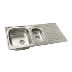 Stainless Steel One And Half Bowl And Drainer Sink