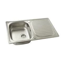 Stainless Steel Single Bowl And Drainer Sink