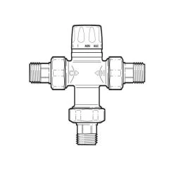 Tempering Valve Safety Temperature Reduction 1" BSP