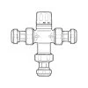 Caleffi Tempering Valve Safety Temperature Reduction - 22mm -Plumbing Supply Store tempering valve safety temperature reduction 22mm 20760 2 min 20760 L 1