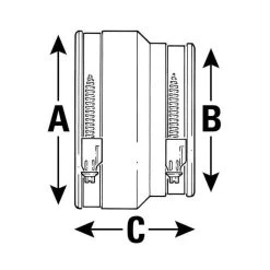 Universal Adaptor - 120 To 135mm X 100 To 115mm X 100mm