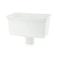 Universal Hopper Head - White 5 Universal Hopper Head - White -Plumbing Supply Store universal hopper head white 25430 25430 p 1