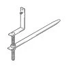 Universal Rise & Fall Bracket - Galvanised -Plumbing Supply Store universal rise fall bracket galvanised 25436 25436 l 1