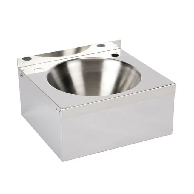 Wall Hung Hand Basin Sink - Stainless Steel 5 Wall Hung Hand Basin Sink - Stainless Steel - Image 3