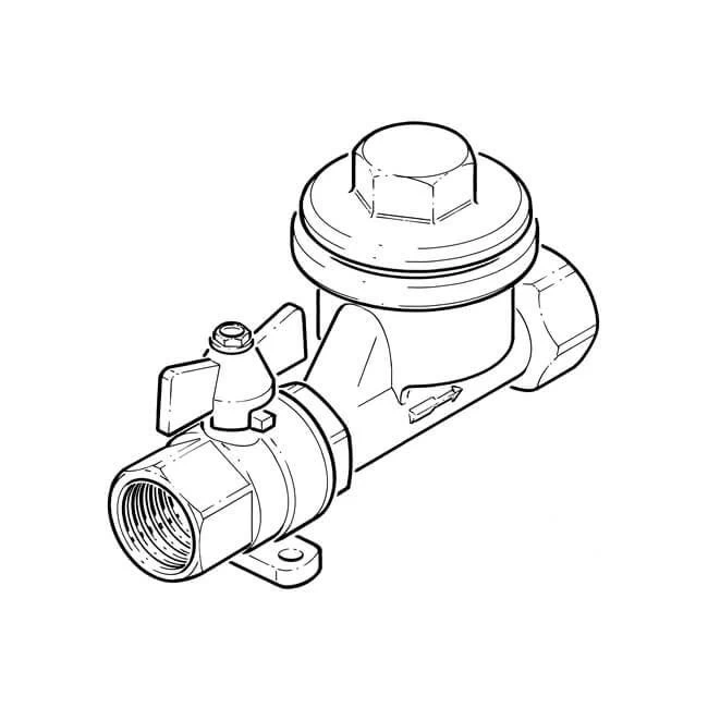 Water Meter Carrier - 1.1/2" X 3/4" & Valve 4 Water Meter Carrier - 1.1/2" X 3/4" & Valve - Image 2