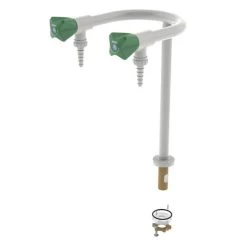 Broen Laboratory Bench Mounted Twin Water Taps -Plumbing Supply Store water tap bench fitting detachable nozzles min 20242 P 2